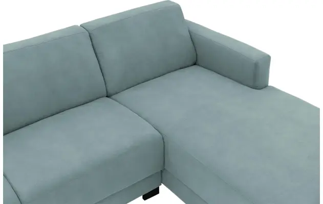 Goossens loungebank my style blauw microvezel - 8229469-06
