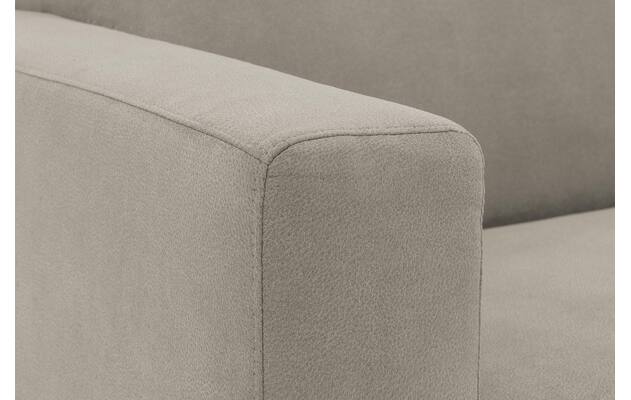 Goossens loungebank my style grijs microvezel - 8229470-08