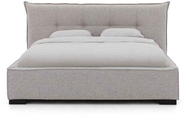 Goossens bedframe bolzano grijs stof - 8229491-02