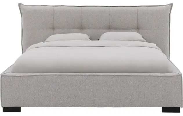 Goossens bedframe bolzano grijs stof - 8229491-02