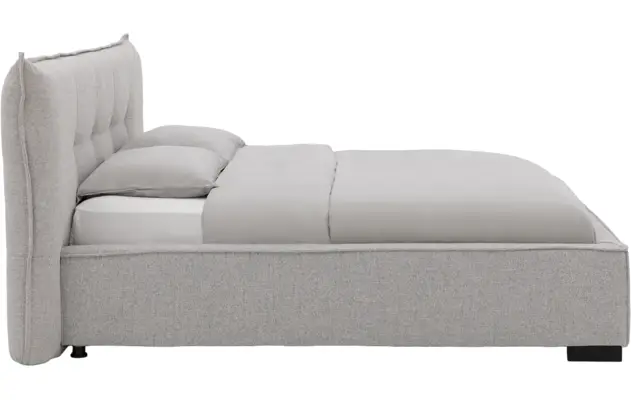 Goossens bedframe bolzano grijs stof - 8229491-03