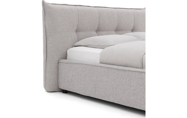 Goossens bedframe bolzano grijs stof - 8229491-04