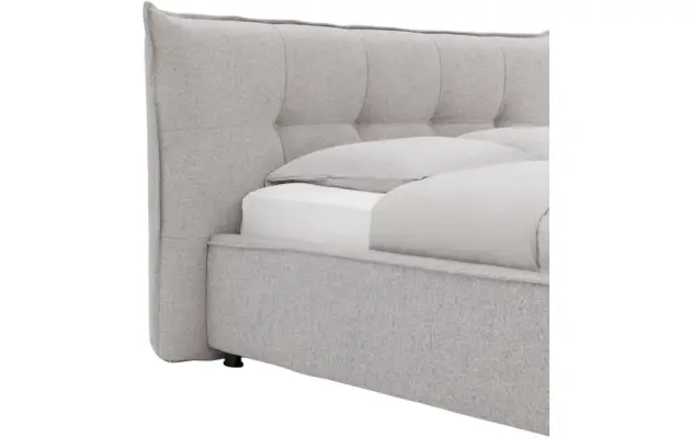 Goossens bedframe bolzano grijs stof - 8229491-04