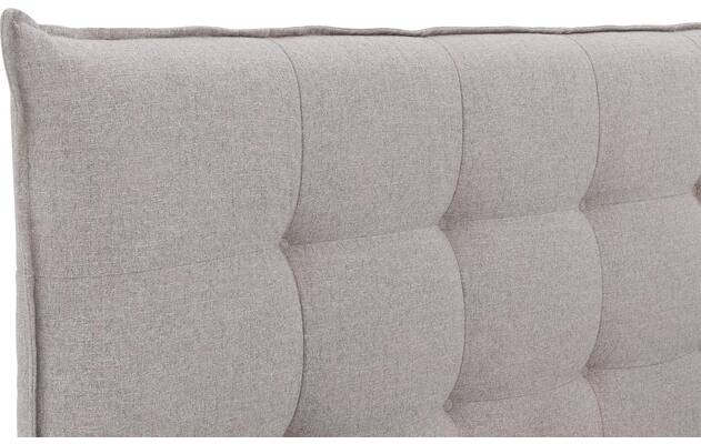 Goossens bedframe bolzano grijs stof - 8229491-07