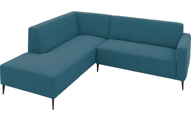 Goossens hoekbank key west blauw stof - 8229527-03