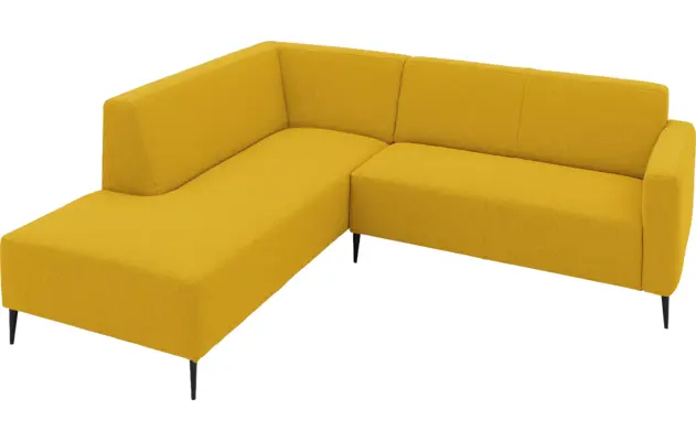 Goossens hoekbank key west geel stof - 8229531-03