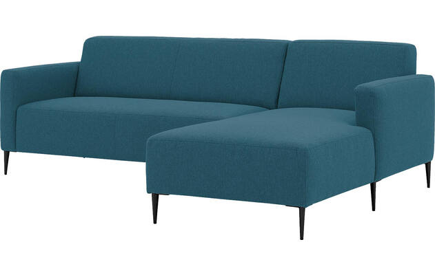 Goossens loungebank key west blauw stof - 8229533-02-gespiegeld
