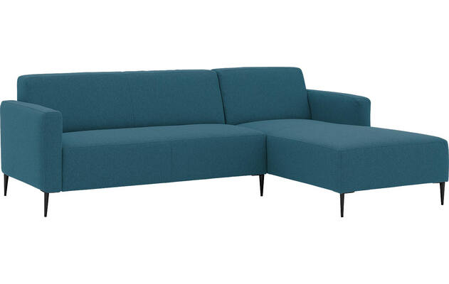 Goossens loungebank key west blauw stof - 8229533-03-gespiegeld