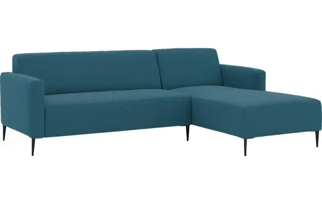 Goossens loungebank key west blauw stof - 8229533-03-gespiegeld