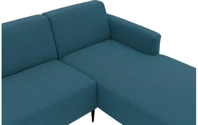 Goossens loungebank key west blauw stof - 8229533-06-gespiegeld