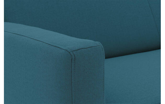 Goossens loungebank key west blauw stof - 8229533-09-gespiegeld