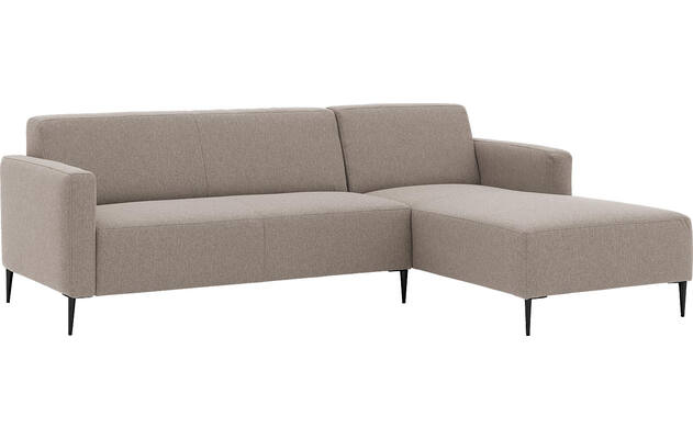 Goossens loungebank key west grijs stof - 8229535-03-gespiegeld
