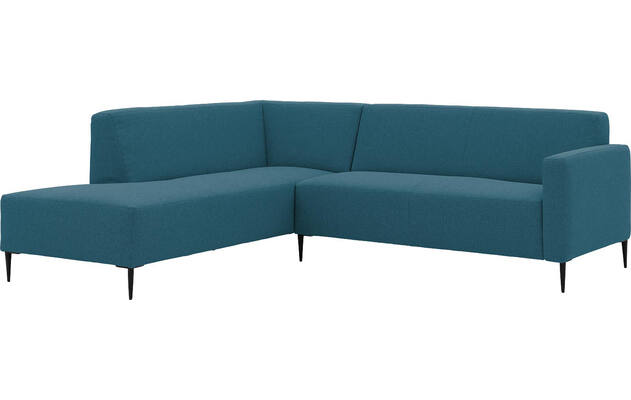 Goossens hoekbank key west blauw stof - 8229538-02-gespiegeld