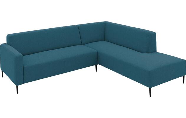 Goossens hoekbank key west blauw stof - 8229538-03
