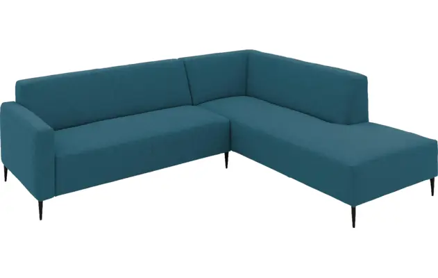 Goossens hoekbank key west blauw stof - 8229538-03