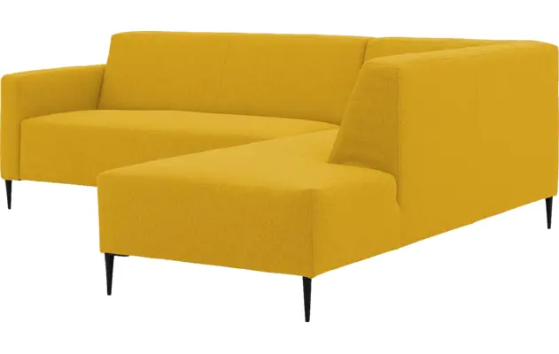 Goossens hoekbank key west geel stof - 8229542-04