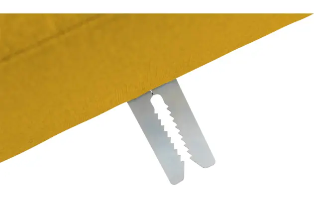 Goossens hoekbank key west geel stof - 8229542-08-gespiegeld