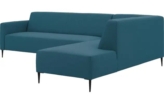 Goossens hoekbank key west blauw stof - 8229544-04