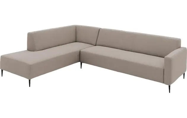 Goossens hoekbank key west grijs stof - 8229546-03-gespiegeld