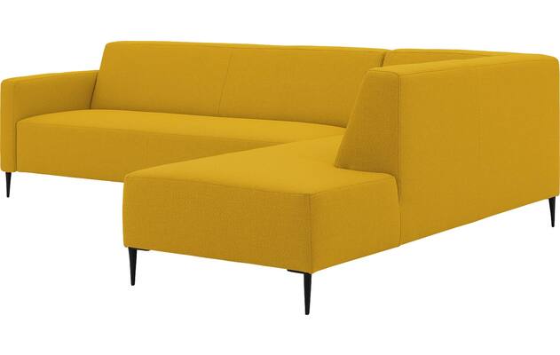 Goossens hoekbank key west geel stof - 8229548-04