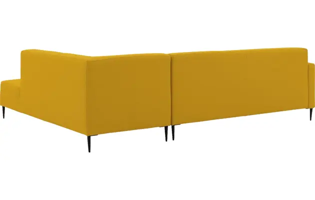 Goossens hoekbank key west geel stof - 8229548-05