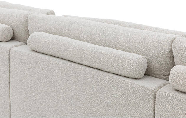 Goossens hoekbank odette wit stof - 8229553-10-gespiegeld