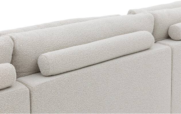 Goossens hoekbank odette wit stof - 8229553-10