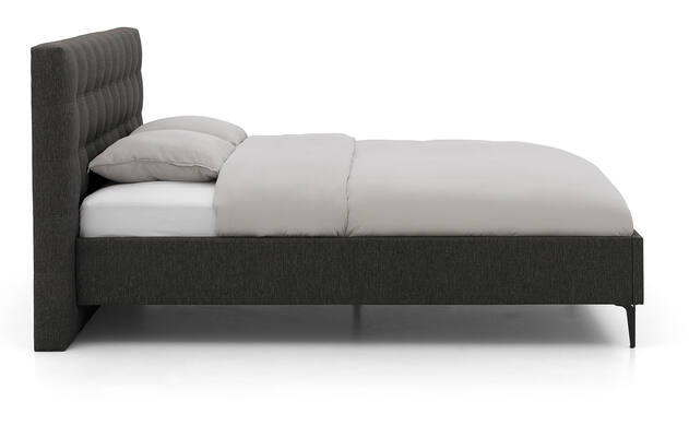 Goossens bedframe royal grijs stof - 8229608-03