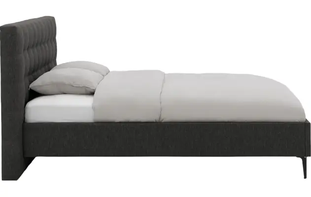 Goossens bedframe royal grijs stof - 8229608-03