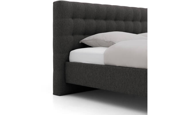 Goossens bedframe royal grijs stof - 8229608-04