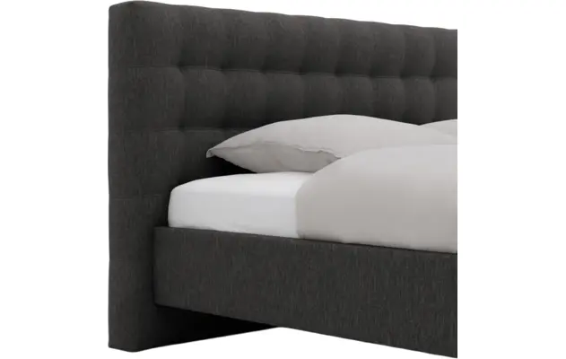 Goossens bedframe royal grijs stof - 8229608-04