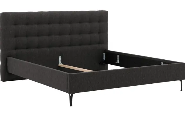 Goossens bedframe royal grijs stof - 8229608-06