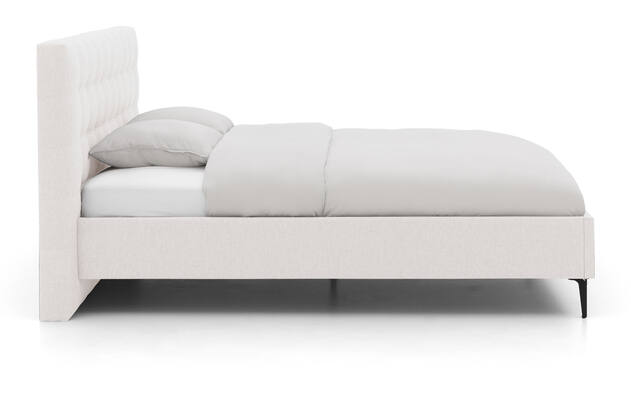 Goossens bedframe royal wit stof - 8229609-03