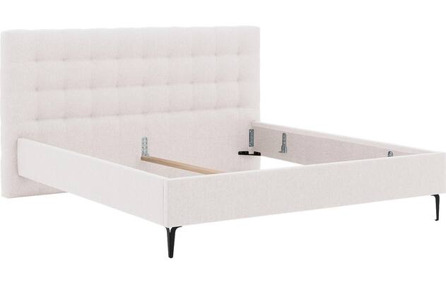 Goossens bedframe royal wit stof - 8229609-06