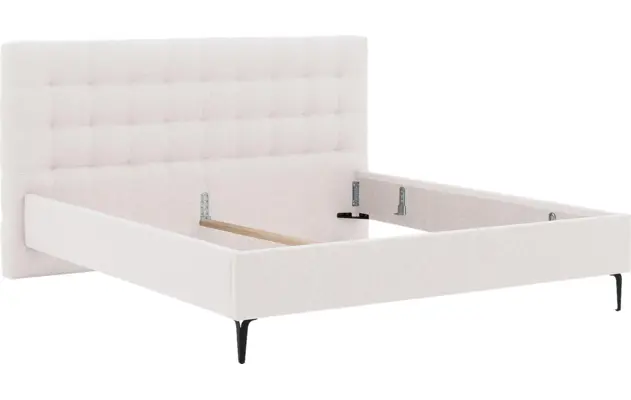 Goossens bedframe royal wit stof - 8229609-06