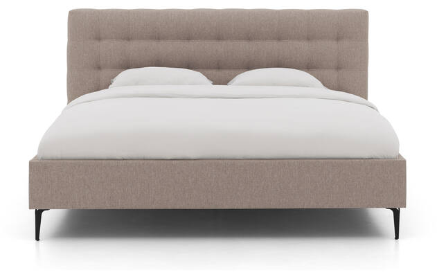 Goossens bedframe royal bruin stof - 8229610-02