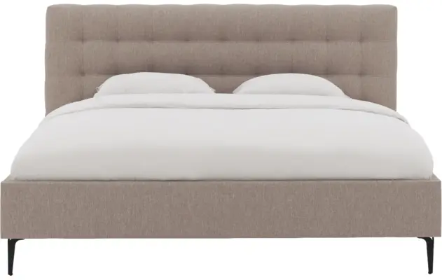 Goossens bedframe royal bruin stof - 8229610-02