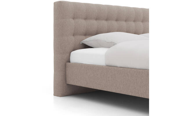 Goossens bedframe royal bruin stof - 8229610-04