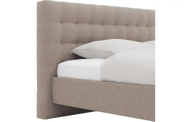 Goossens bedframe royal bruin stof - 8229610-04