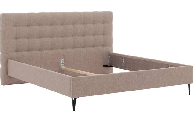 Goossens bedframe royal bruin stof - 8229610-06