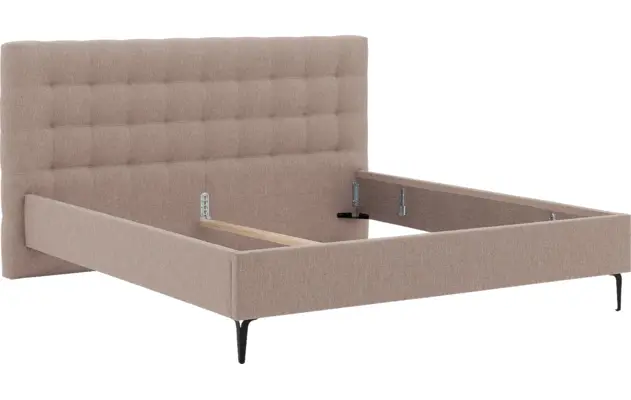 Goossens bedframe royal bruin stof - 8229610-06