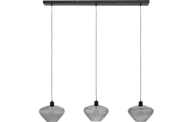 Goossens hanglamp dijon zwart metaal - 8229620-03
