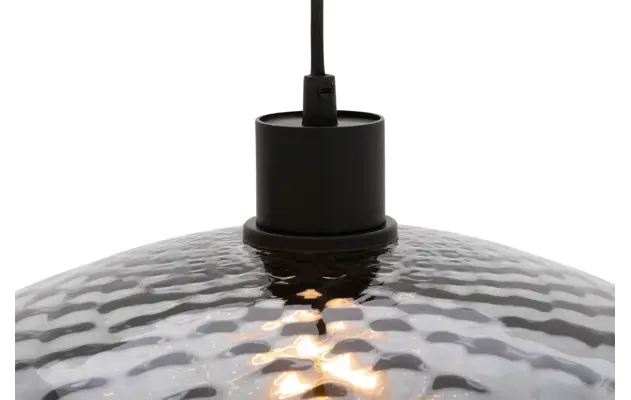 Goossens hanglamp dijon zwart metaal - 8229620-08