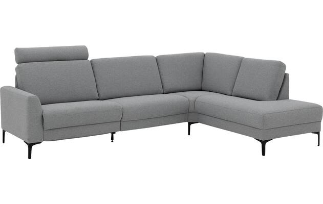 Goossens hoekbank dallas grijs stof - 8229628-12