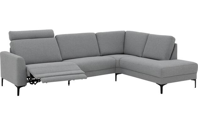 Goossens hoekbank dallas grijs stof - 8229628-13