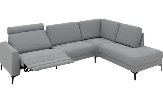 Goossens hoekbank dallas grijs stof - 8229628-14
