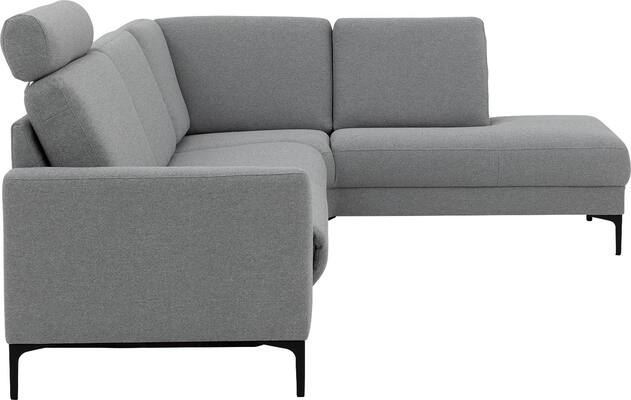 Goossens hoekbank dallas grijs stof - 8229628-15