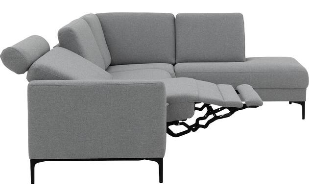 Goossens hoekbank dallas grijs stof - 8229628-17