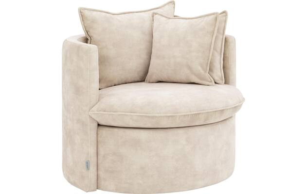 Goossens fauteuil bonne beige stof - 8229733-03