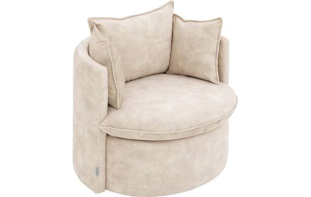 Goossens fauteuil bonne beige stof - 8229733-04